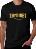 Trombonist Black T-Shirt - Musician Gift
