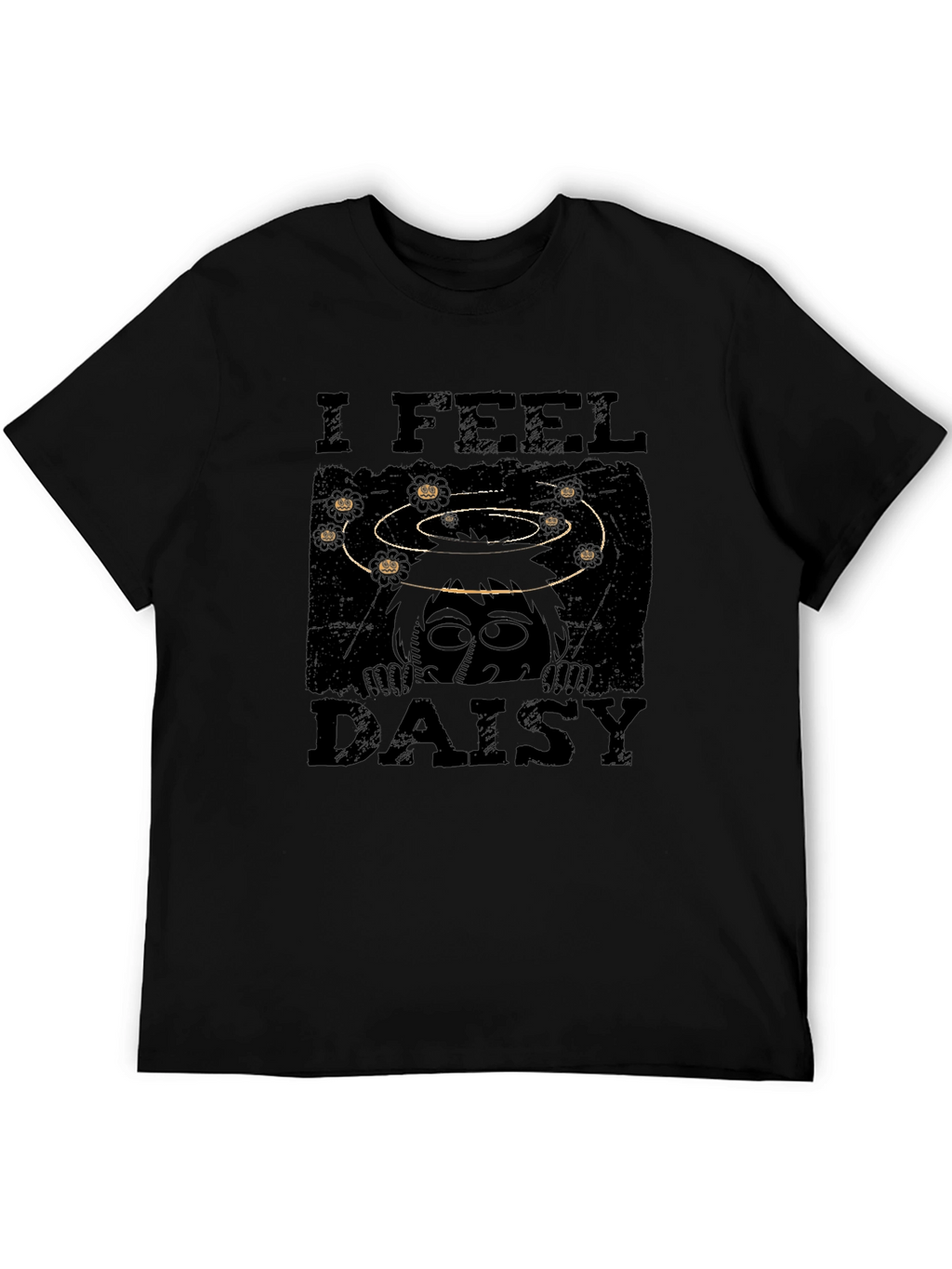 I Feel Daisy Graphic T-Shirt - Black