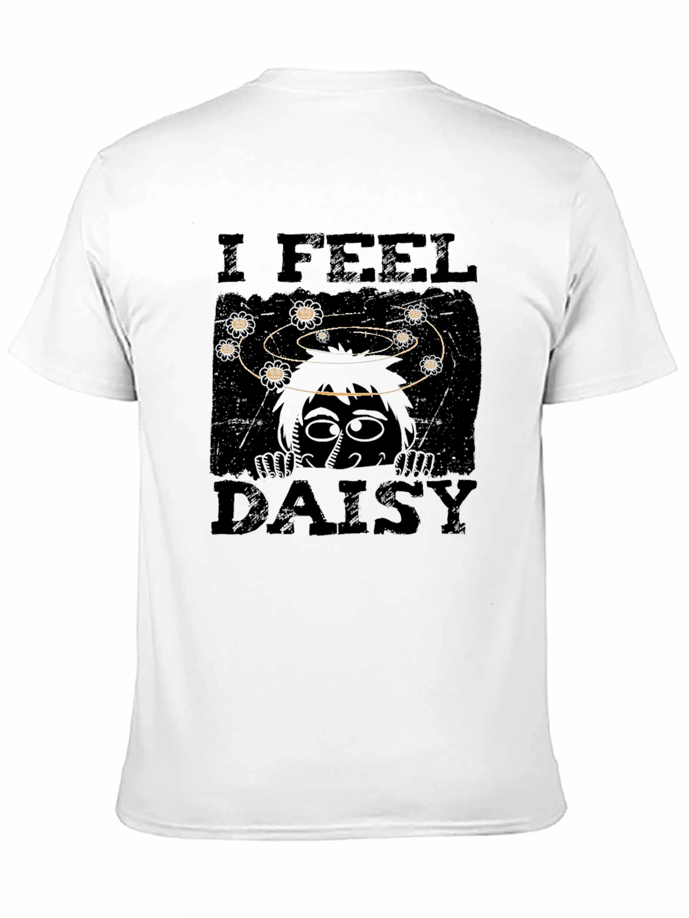 I Feel Daisy Graphic T-Shirt - Black