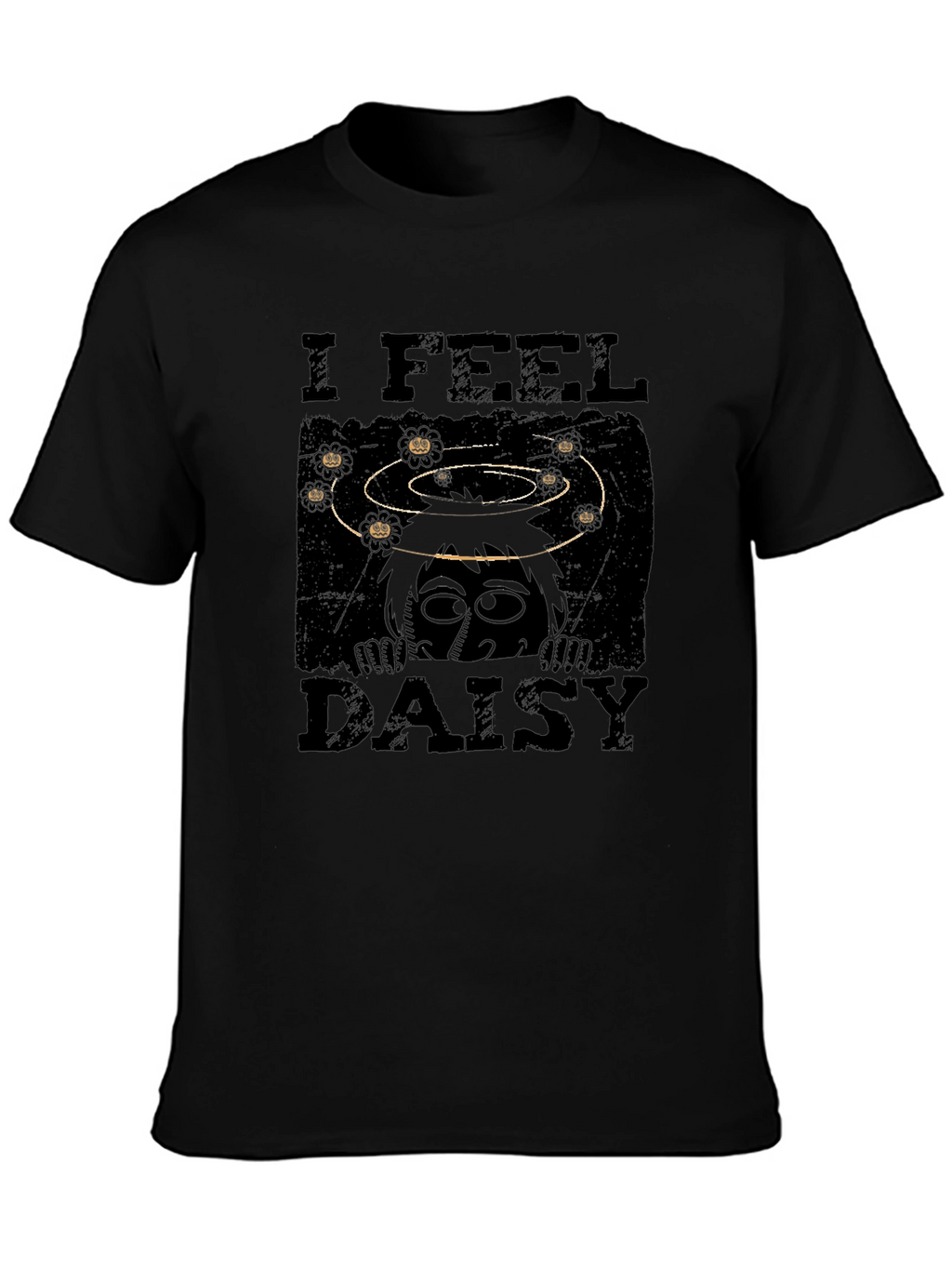 I Feel Daisy Graphic T-Shirt - Black