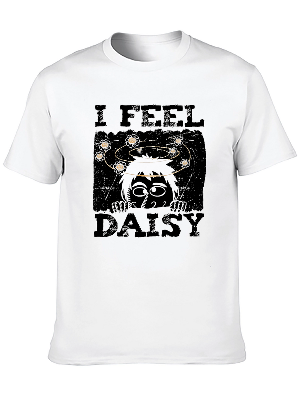 I Feel Daisy Graphic T-Shirt - Black