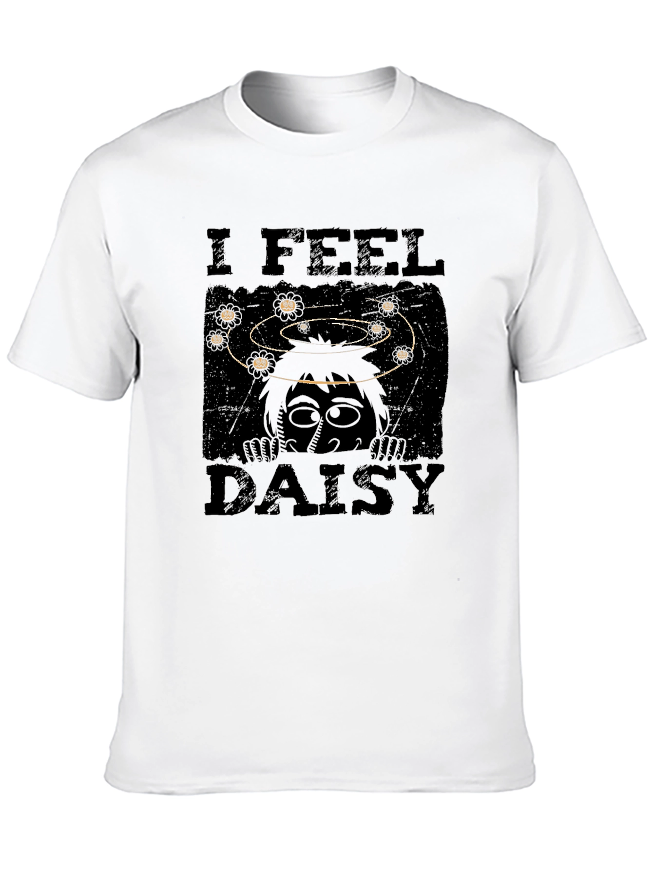 I Feel Daisy Graphic T-Shirt - Black