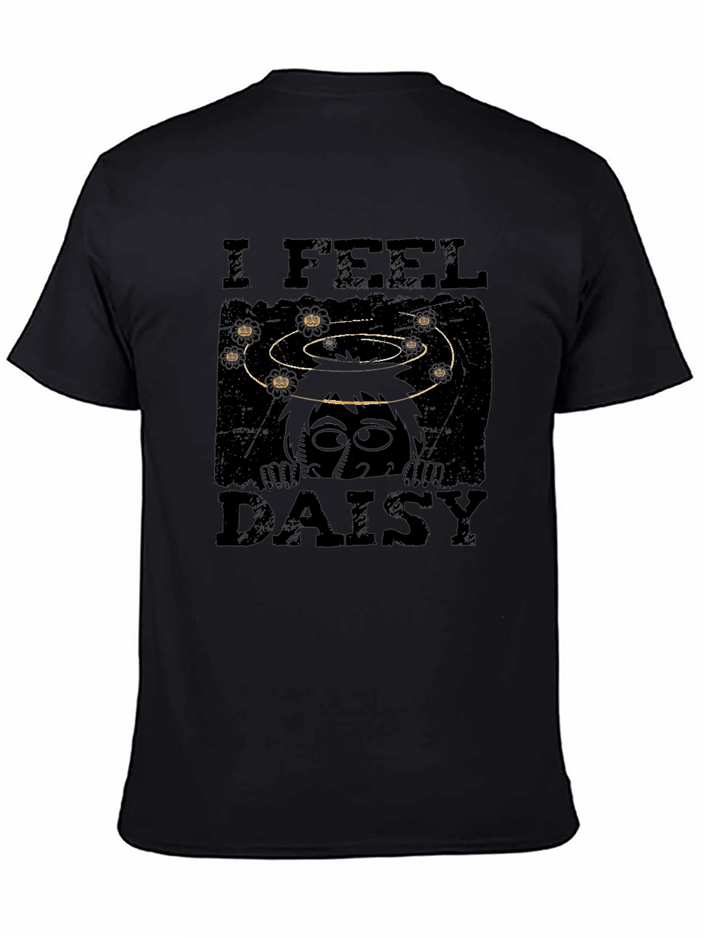 I Feel Daisy Graphic T-Shirt - Black