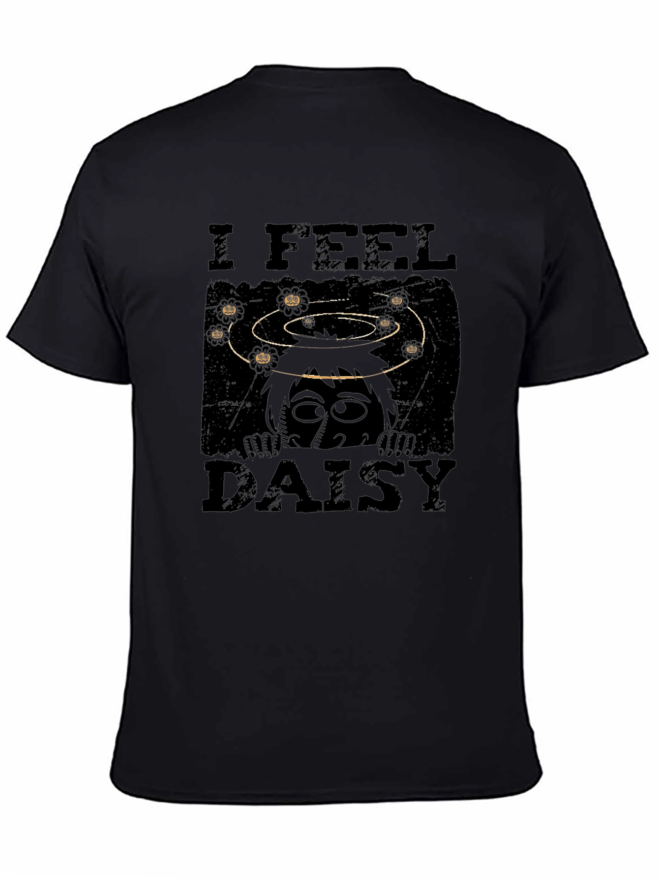 I Feel Daisy Graphic T-Shirt - Black