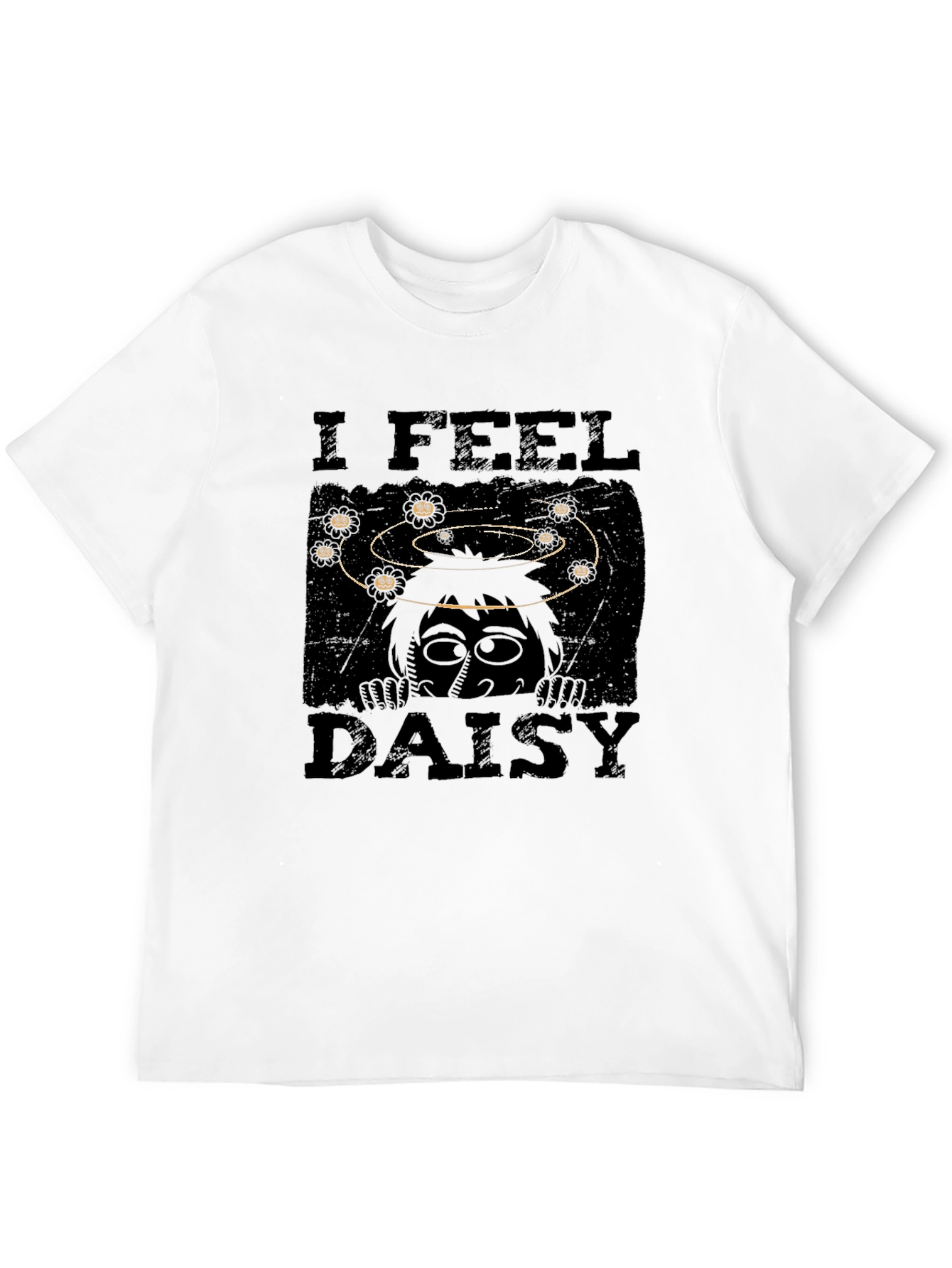 I Feel Daisy Graphic T-Shirt - Black