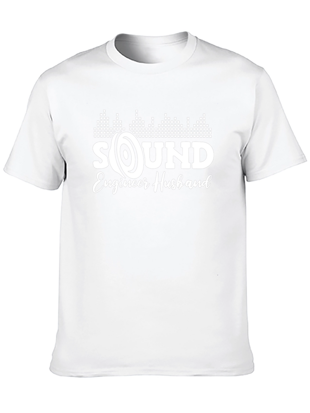 Sound Engineer Husband T-Shirt - Black Crew Neck Tee