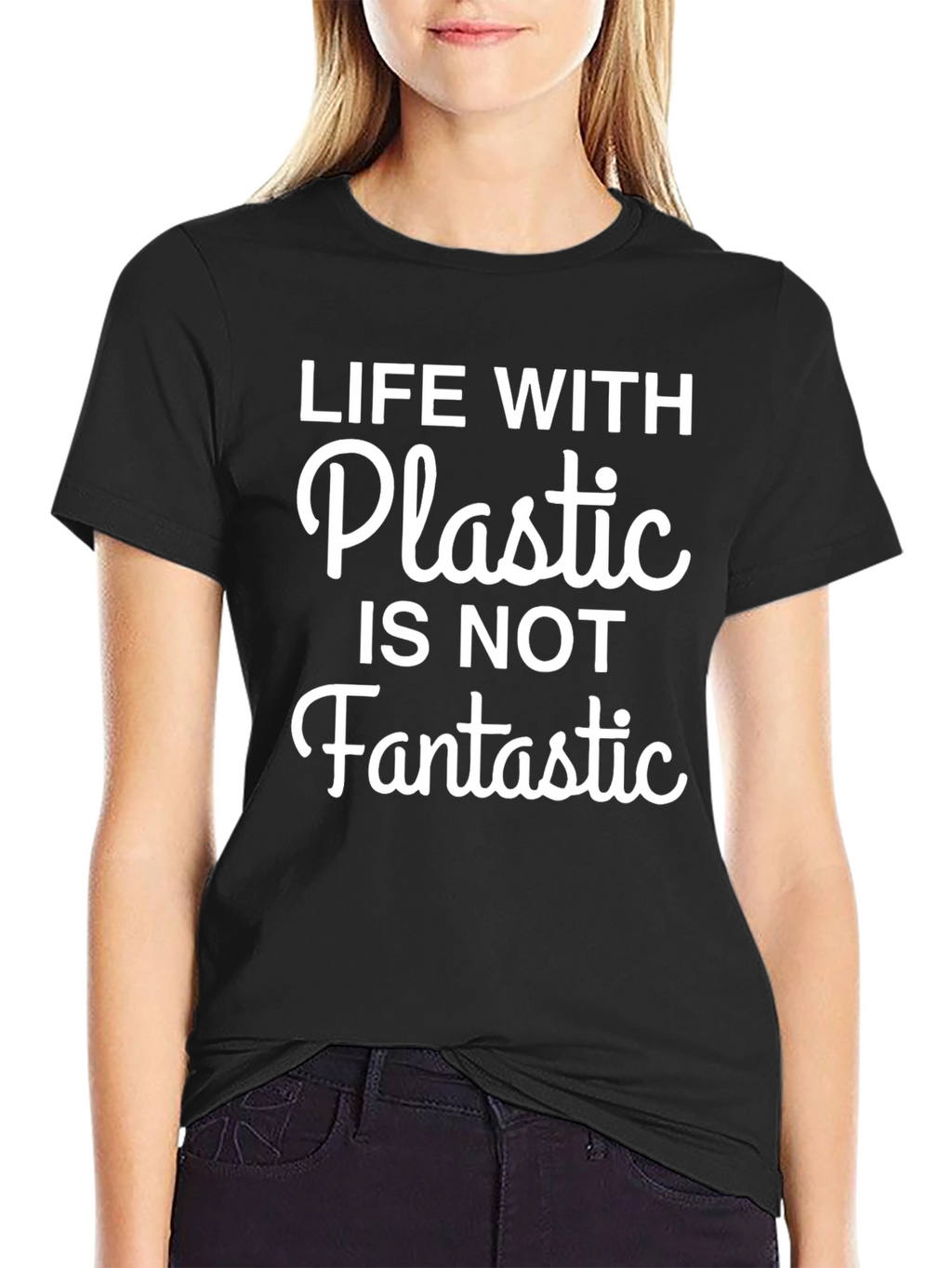 Life With Plastic Graphic T-Shirt