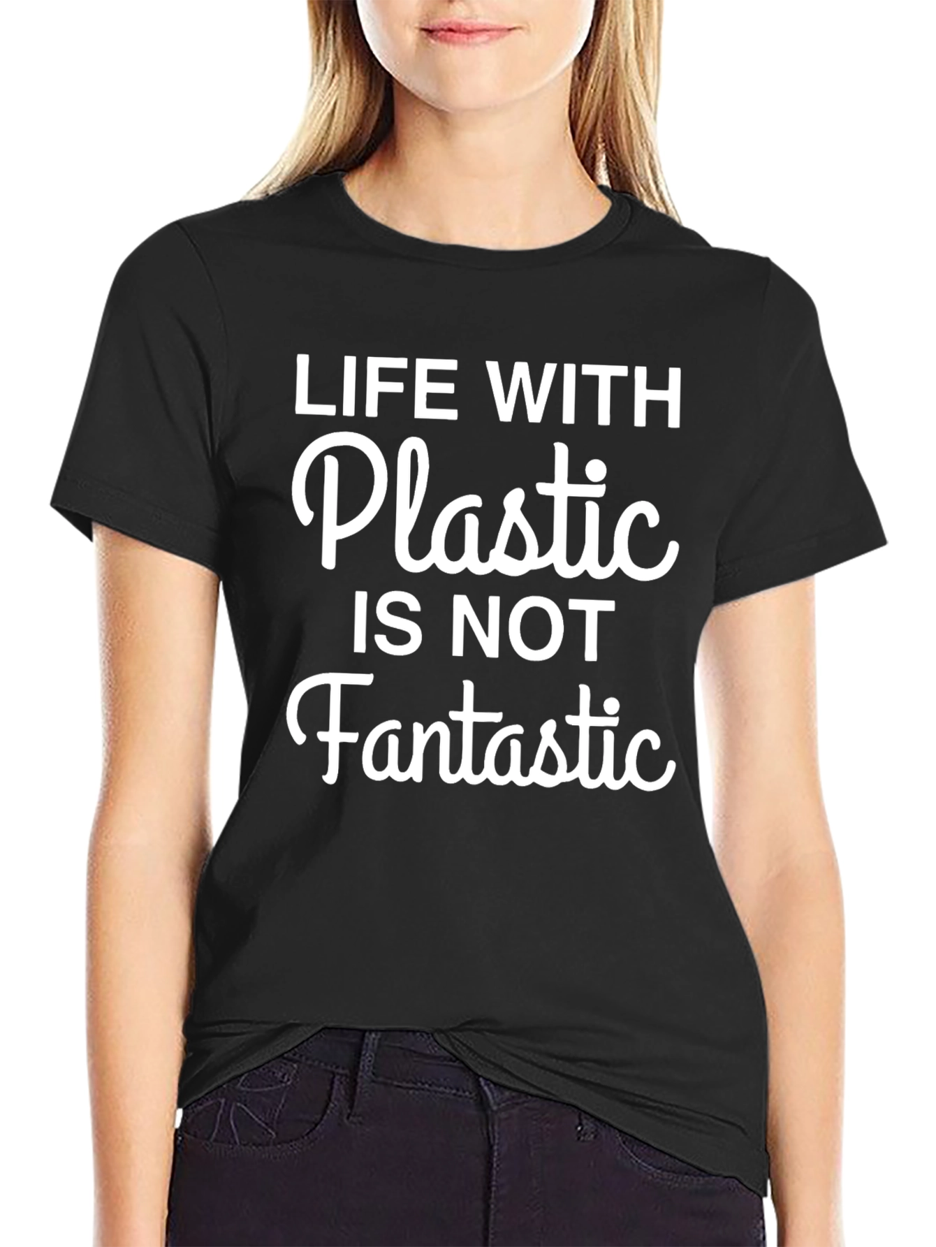 Life With Plastic Graphic T-Shirt