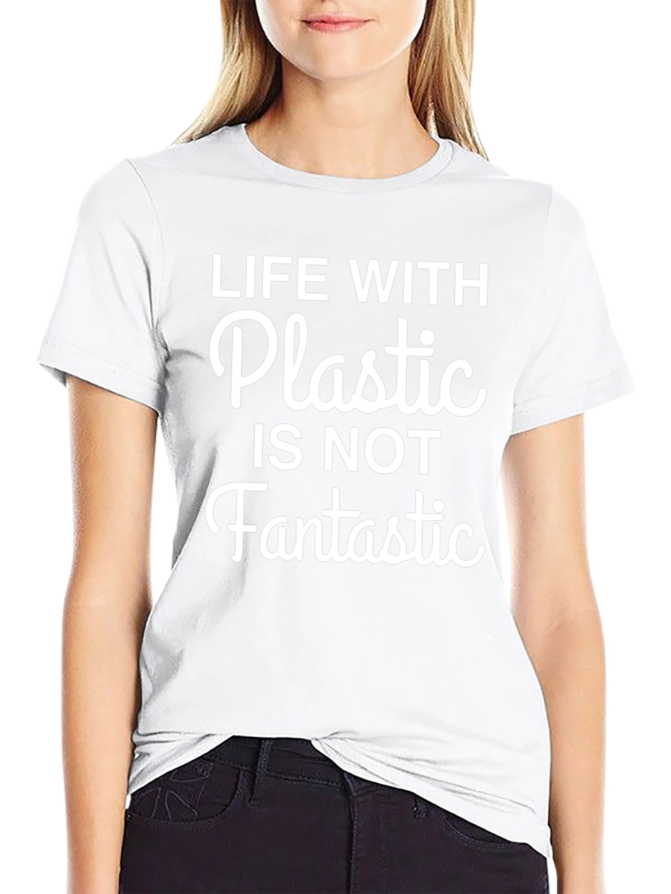 Life With Plastic Graphic T-Shirt