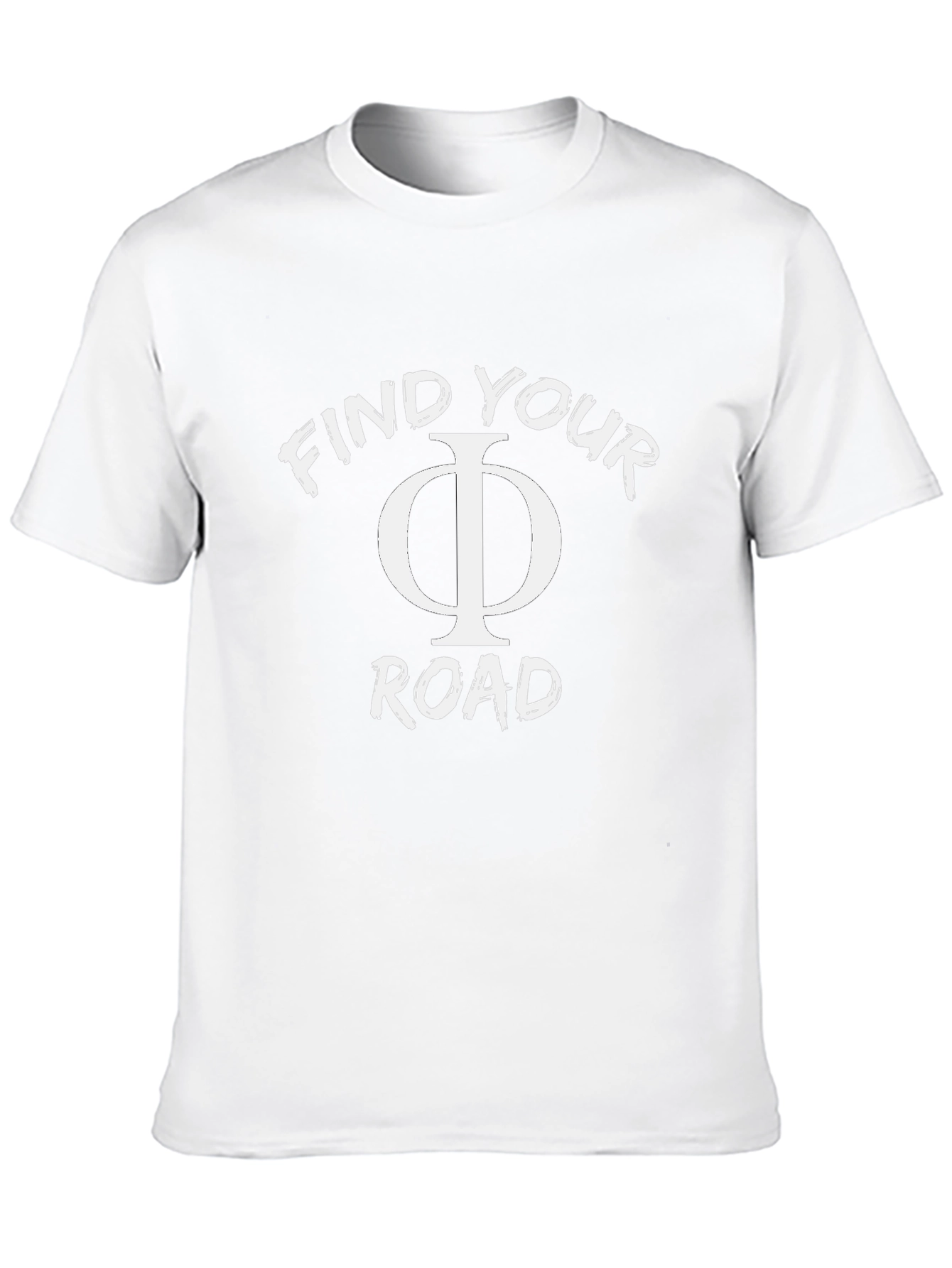 Find Your Phi Road Black T-Shirt
