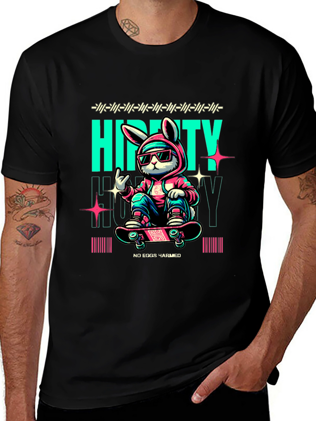 Hip Hop Bunny Graphic Tee