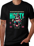 Hip Hop Bunny Graphic Tee