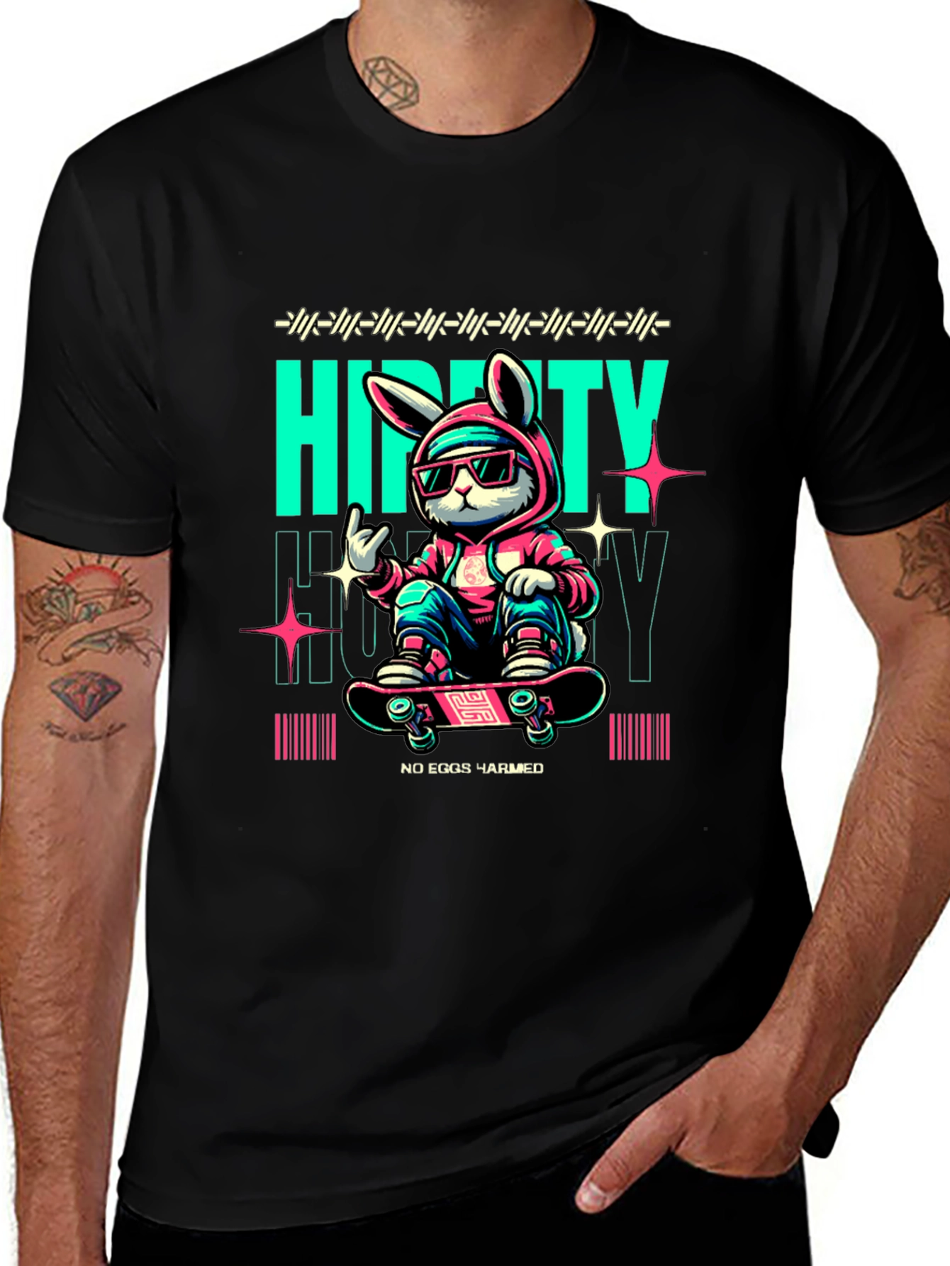 Hip Hop Bunny Graphic Tee