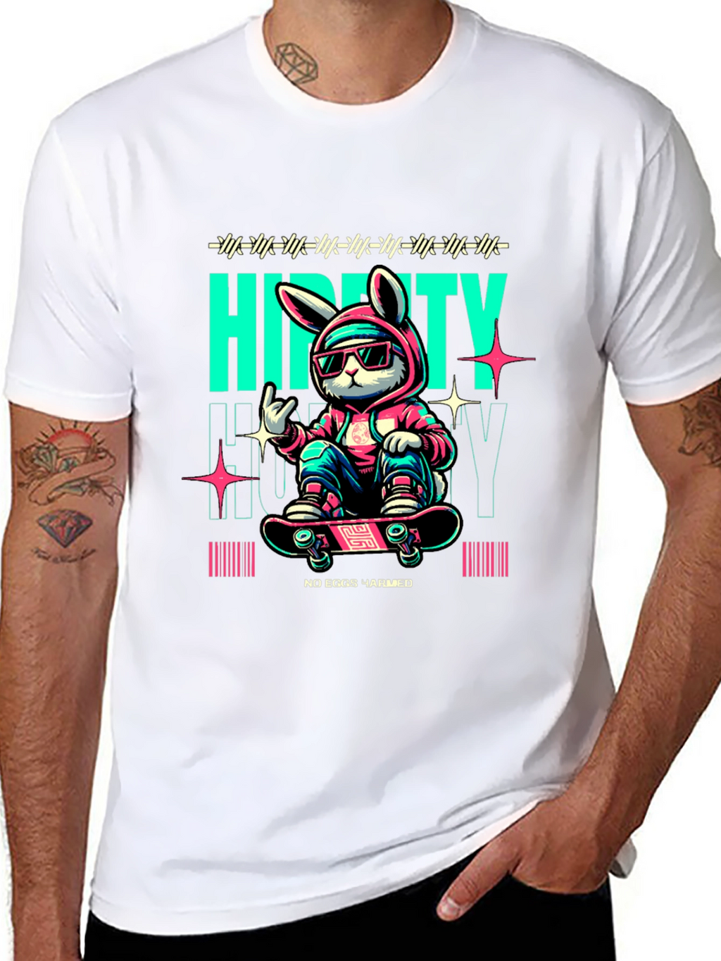 Hip Hop Bunny Graphic Tee