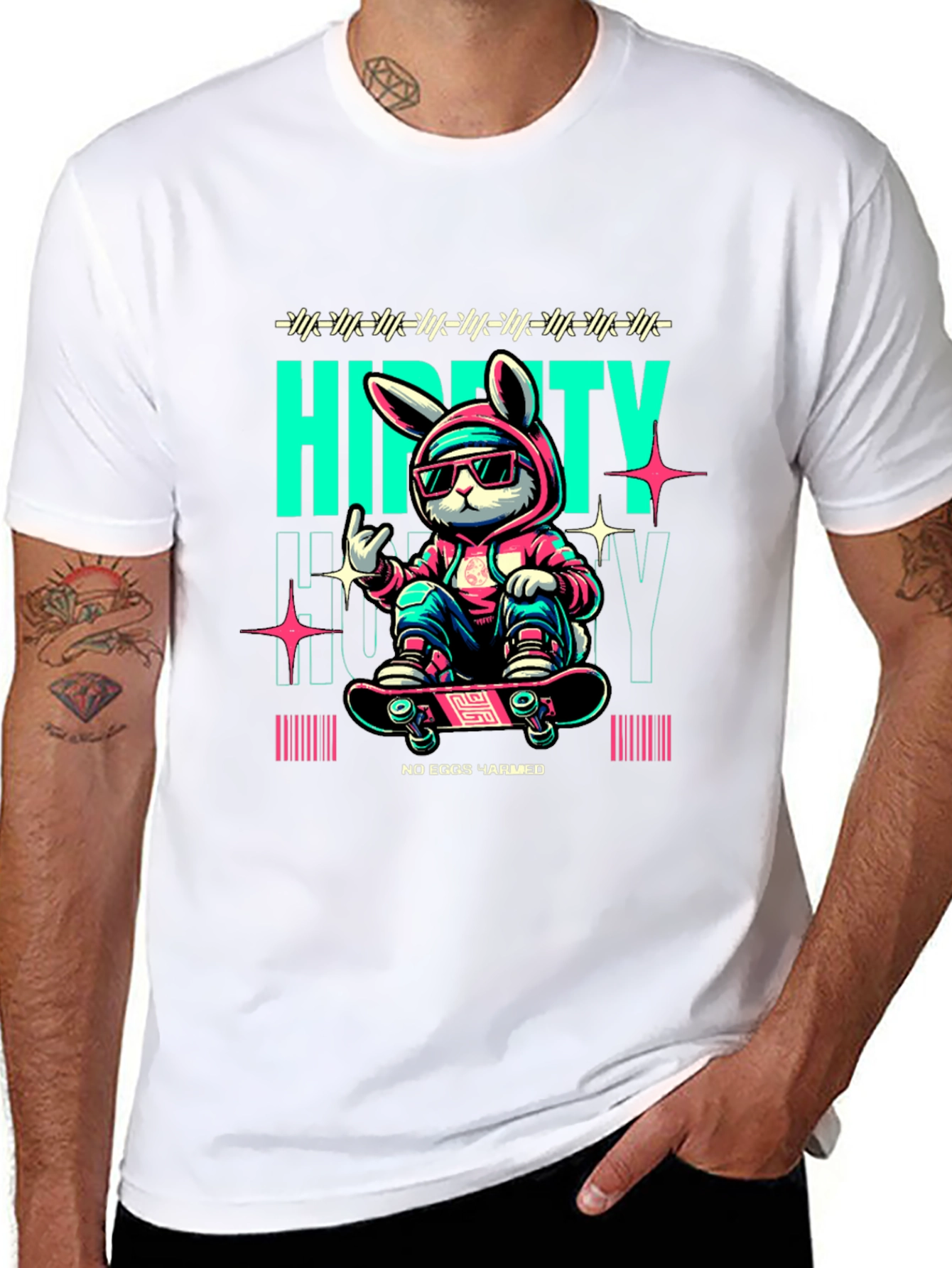 Hip Hop Bunny Graphic Tee