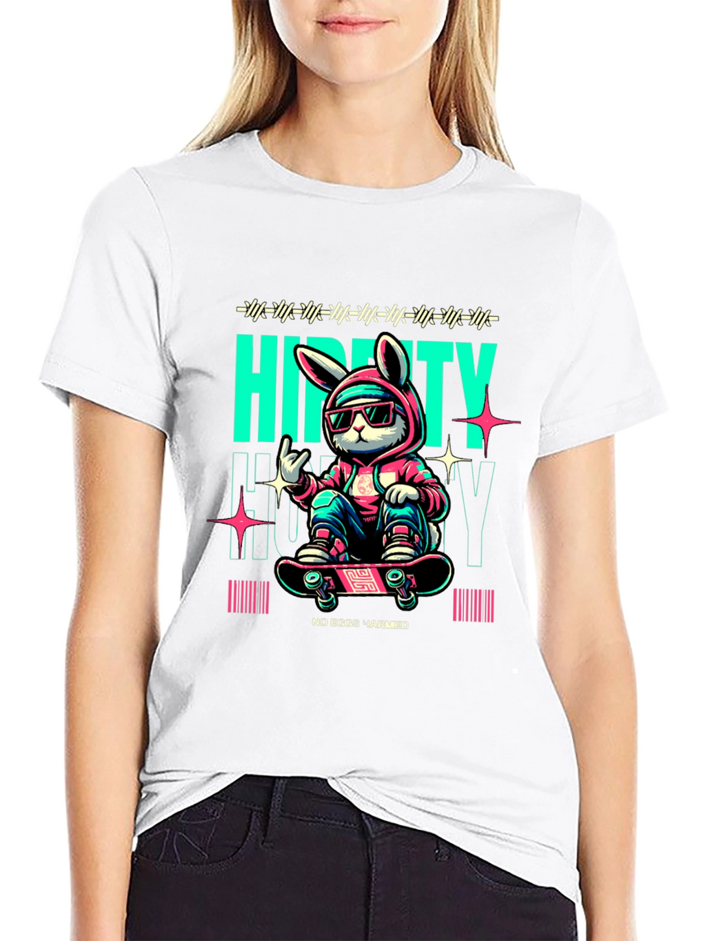 Hip Hop Bunny Graphic Tee