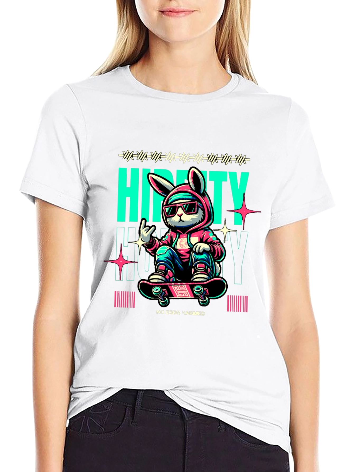 Hip Hop Bunny Graphic Tee