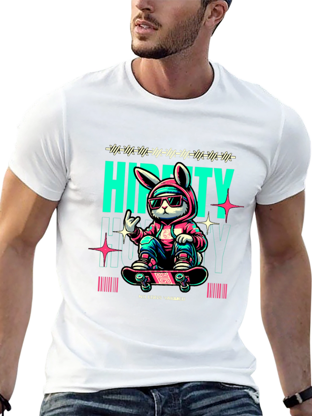 Hip Hop Bunny Graphic Tee