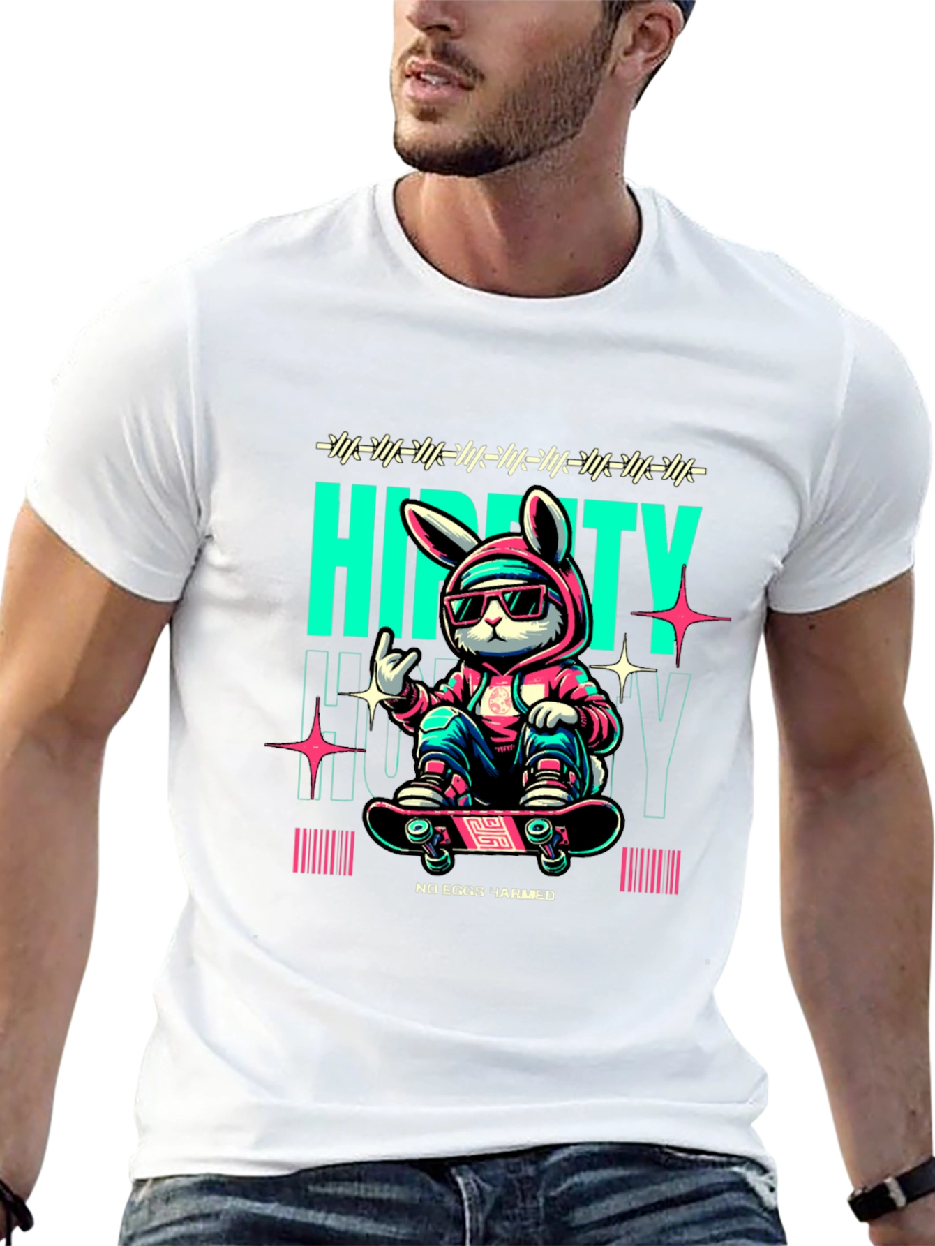 Hip Hop Bunny Graphic Tee