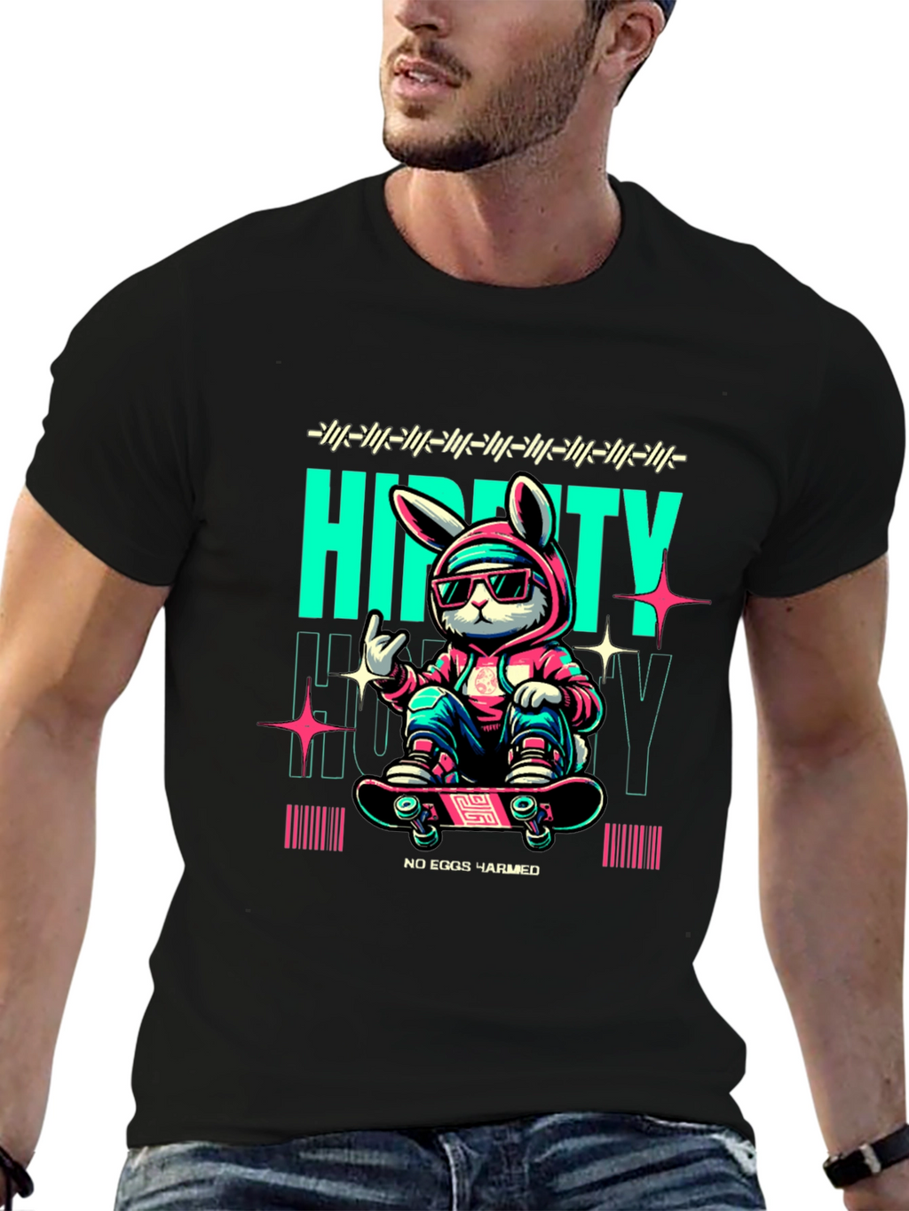 Hip Hop Bunny Graphic Tee