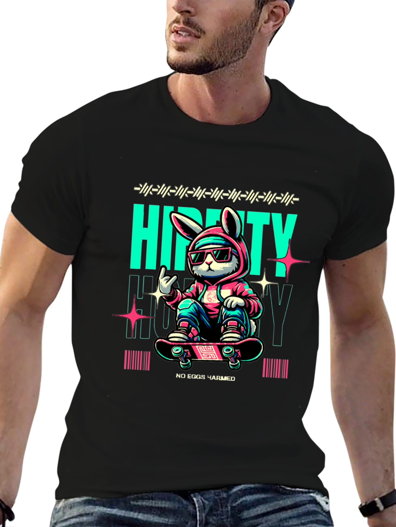 Hip Hop Bunny Graphic Tee