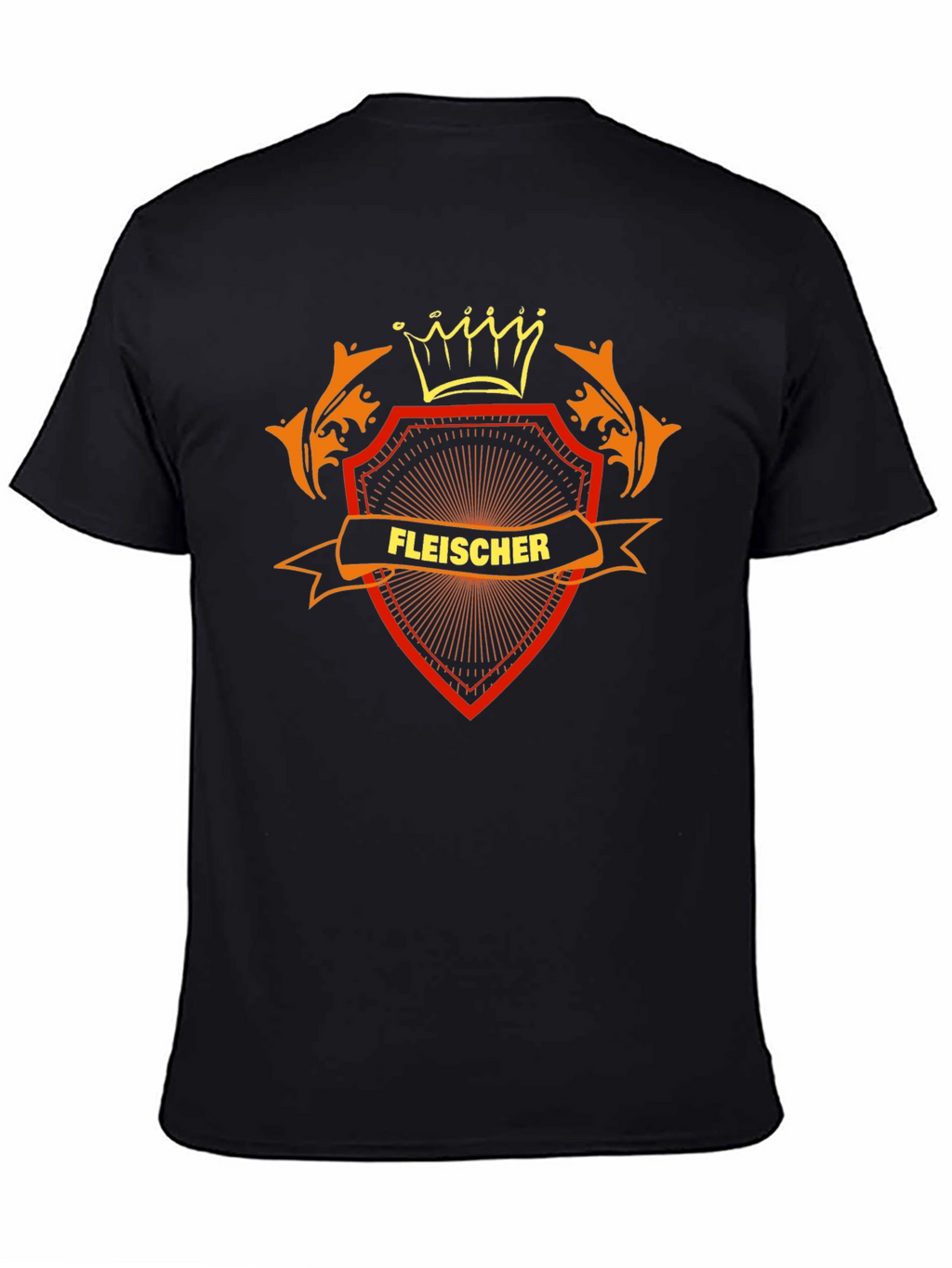 Fleischer Family Crest Black T-Shirt