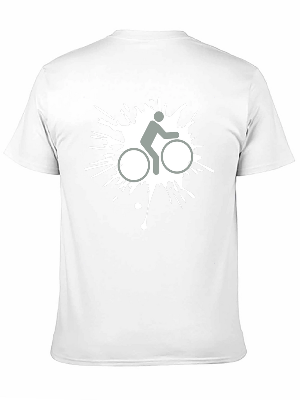 Biker Splatter Graphic Tee - Cool Casual Style