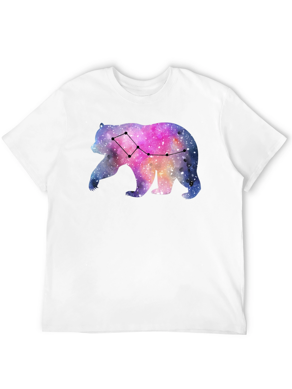 Galaxy Bear Constellation Graphic T-Shirt
