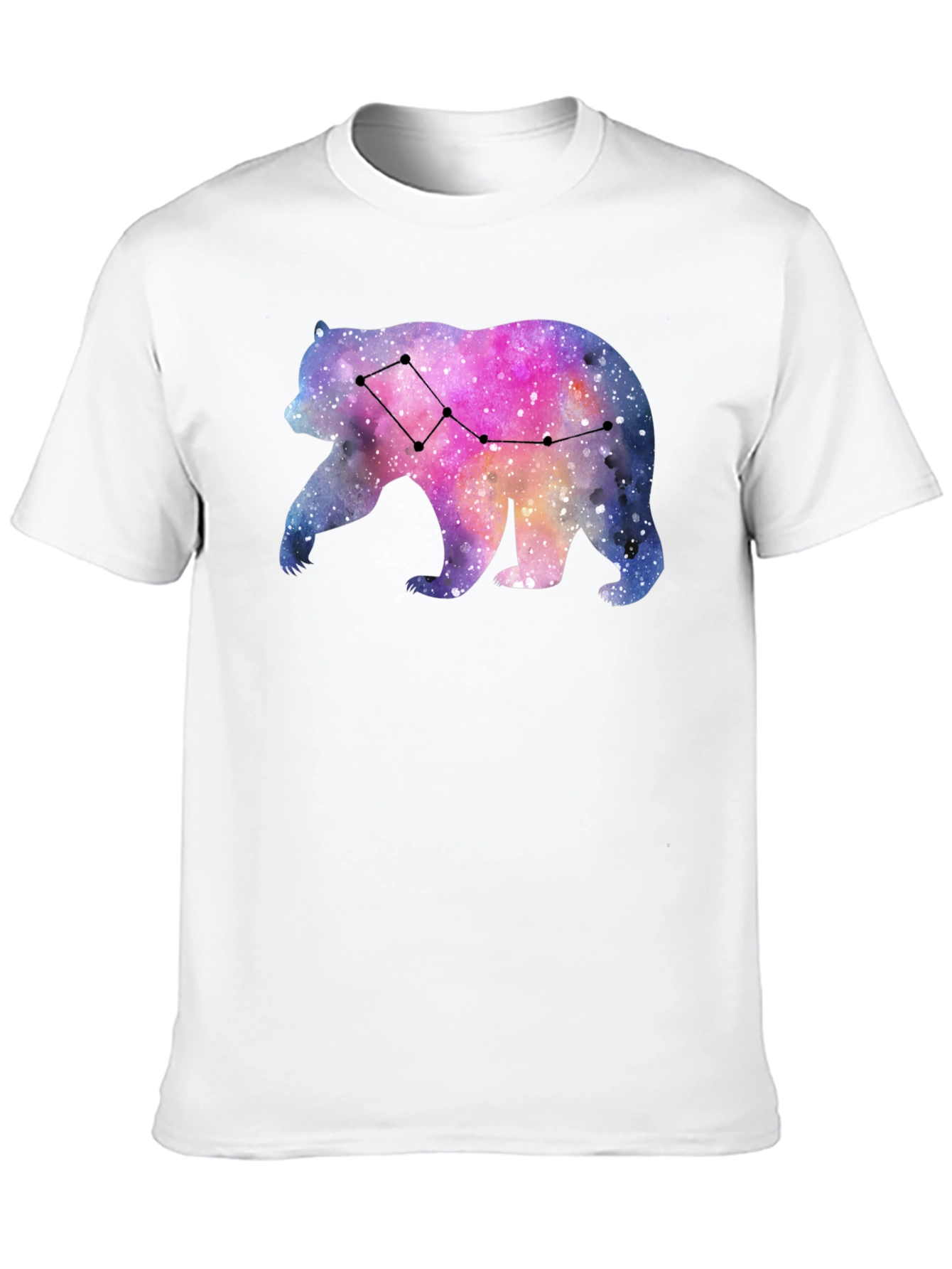 Galaxy Bear Constellation Graphic T-Shirt