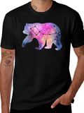 Galaxy Bear Constellation Graphic T-Shirt