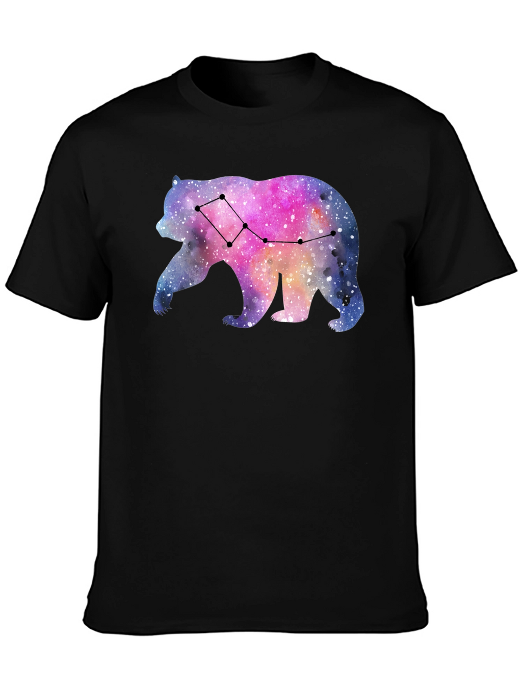 Galaxy Bear Constellation Graphic T-Shirt