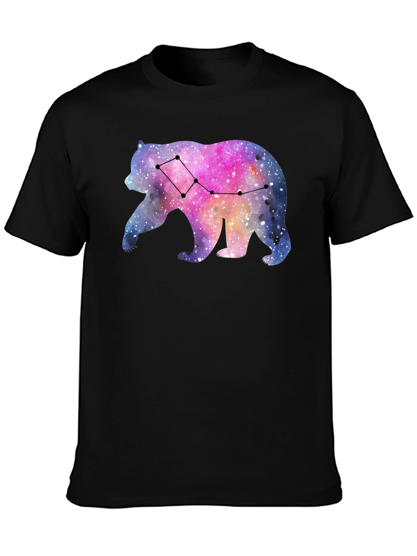 Galaxy Bear Constellation Graphic T-Shirt