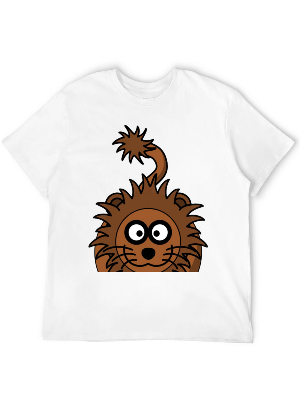 Cartoon Lion Graphic Tee