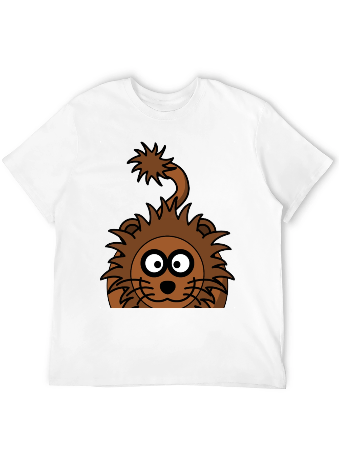 Cartoon Lion Graphic Tee