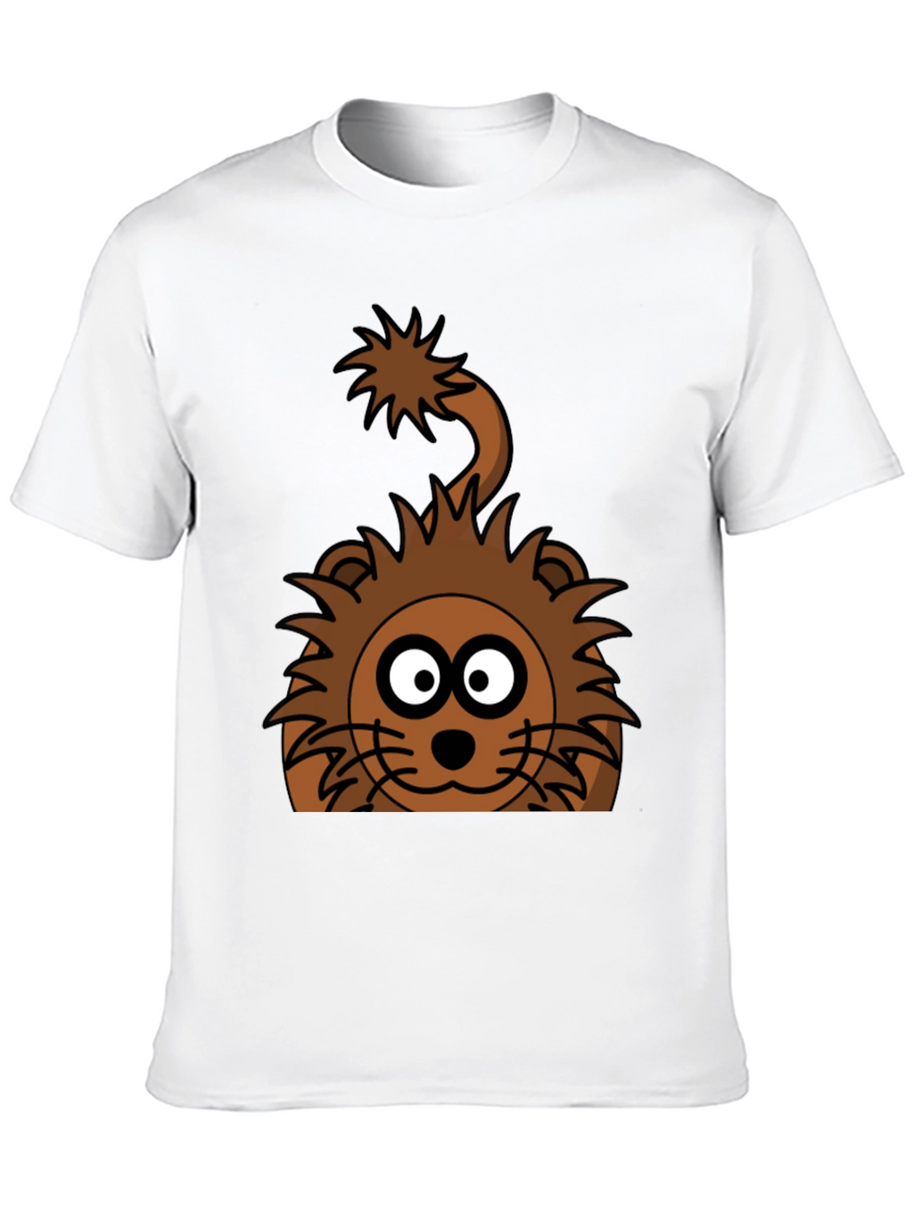 Cartoon Lion Graphic Tee