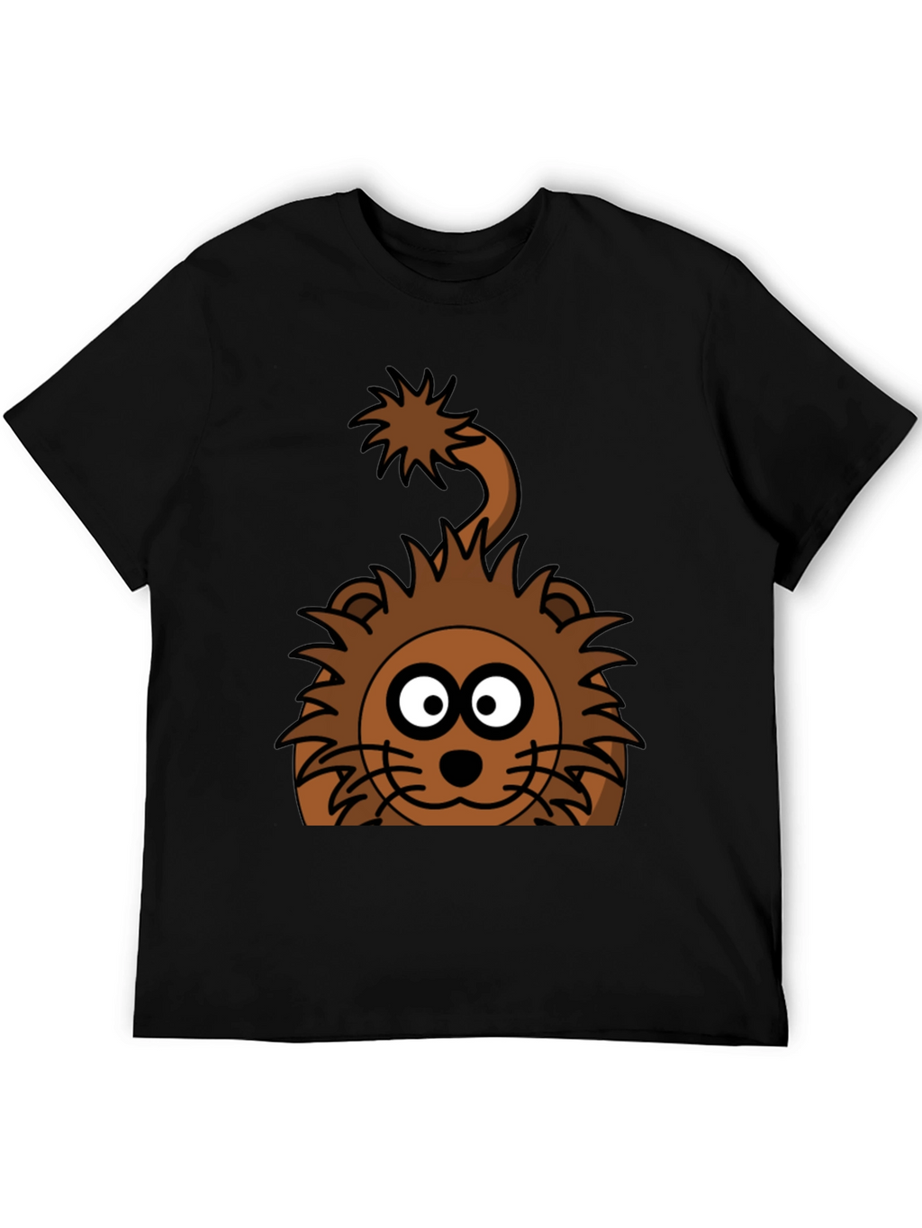 Cartoon Lion Graphic Tee