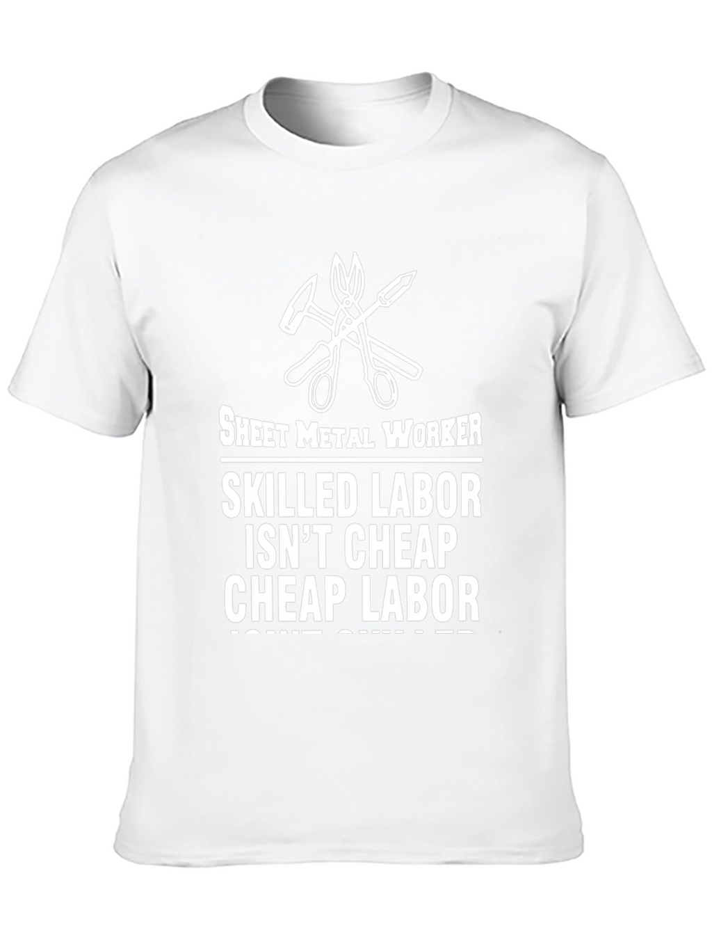 Sheet Metal Worker Skilled Labor Graphic T-Shirt