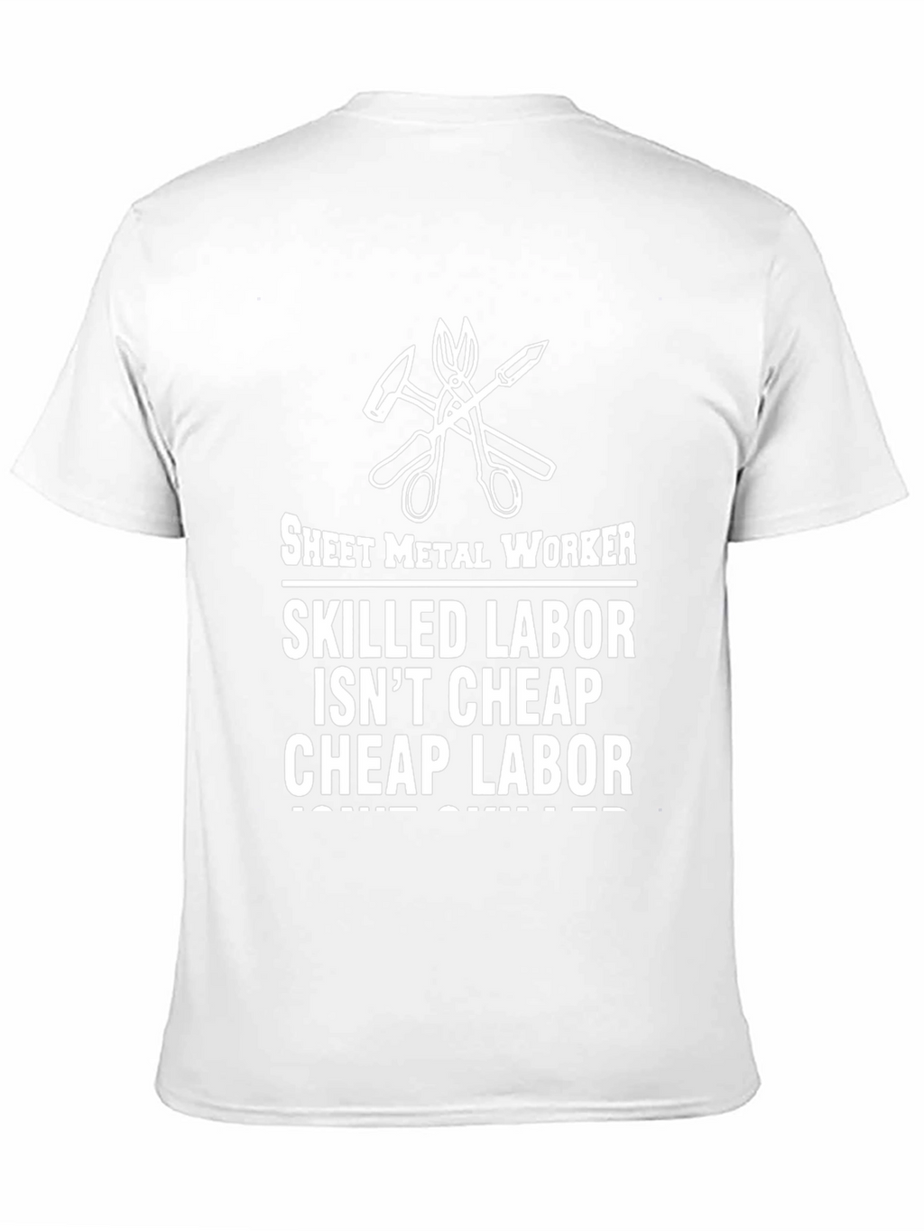Sheet Metal Worker Skilled Labor Graphic T-Shirt