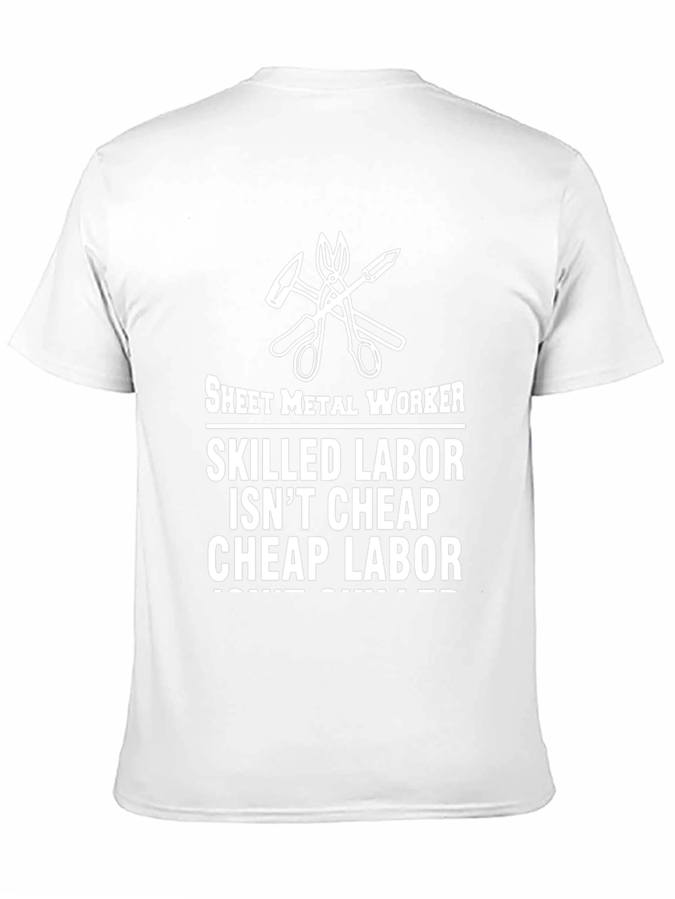 Sheet Metal Worker Skilled Labor Graphic T-Shirt
