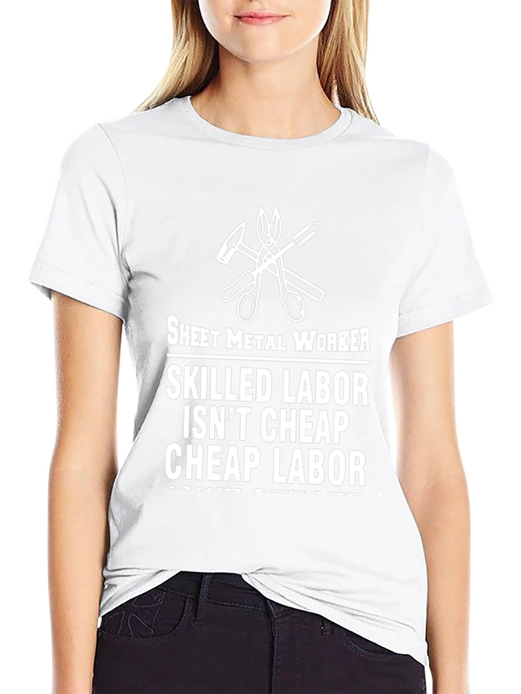 Sheet Metal Worker Skilled Labor Graphic T-Shirt