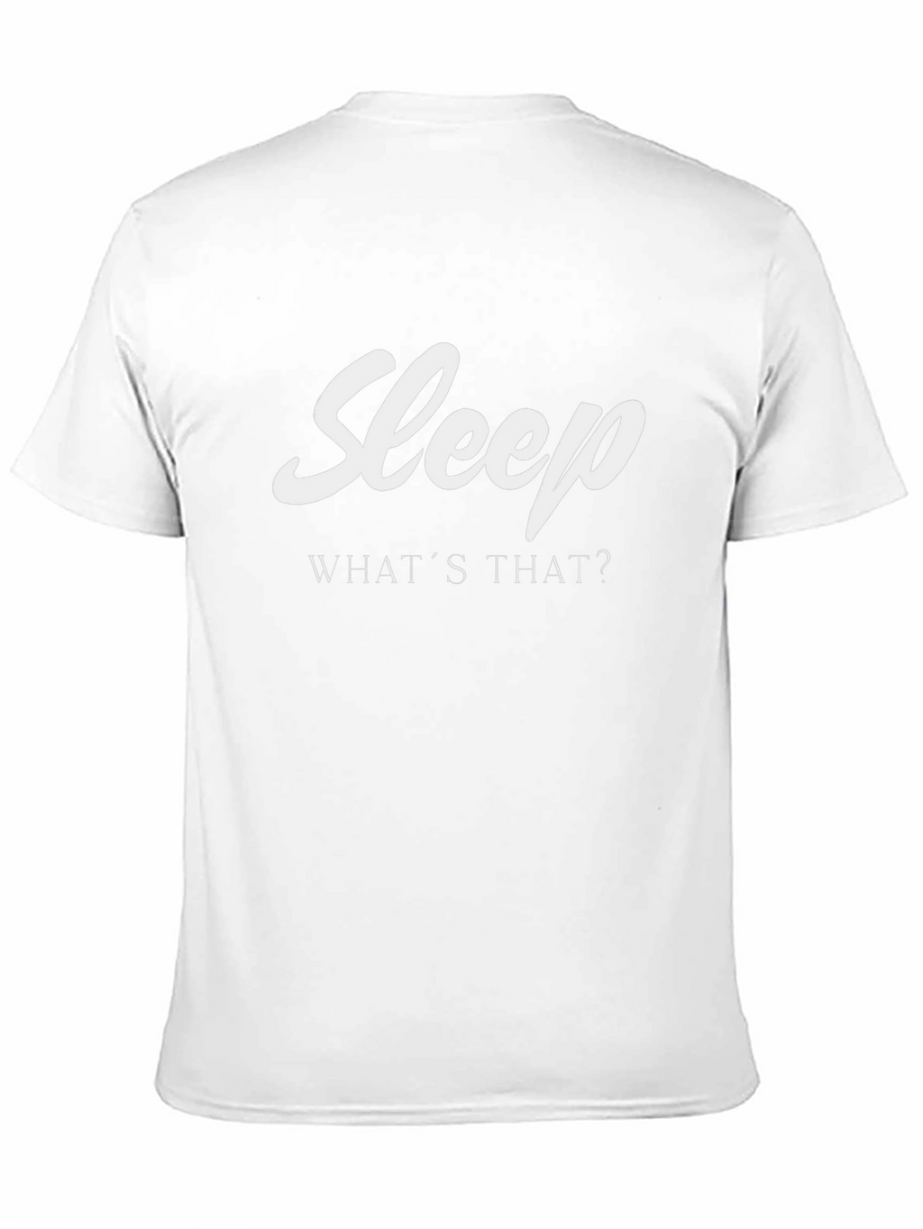 Sleep Whats That? Mens Black T-Shirt