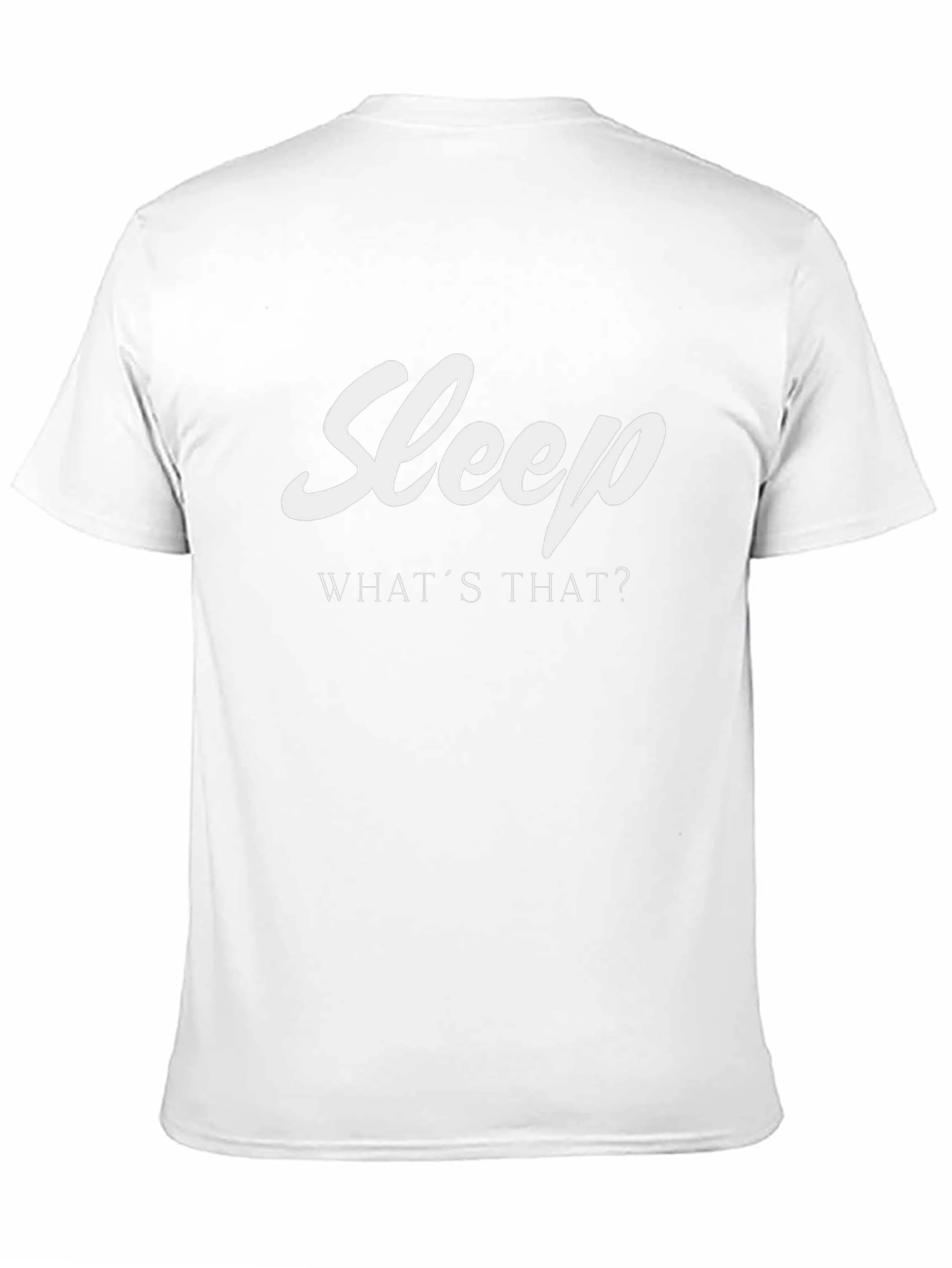 Sleep Whats That? Mens Black T-Shirt