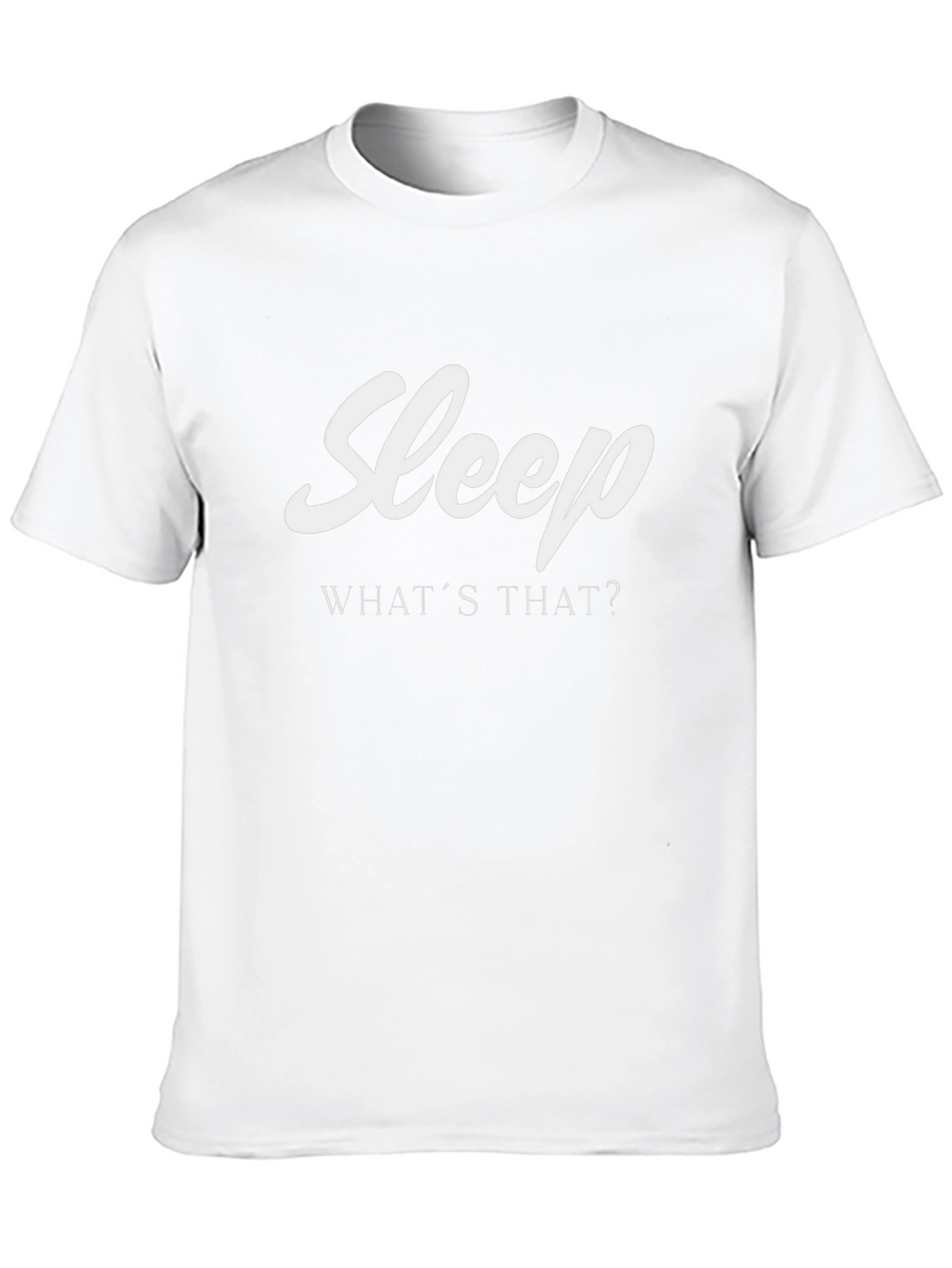 Sleep Whats That? Mens Black T-Shirt