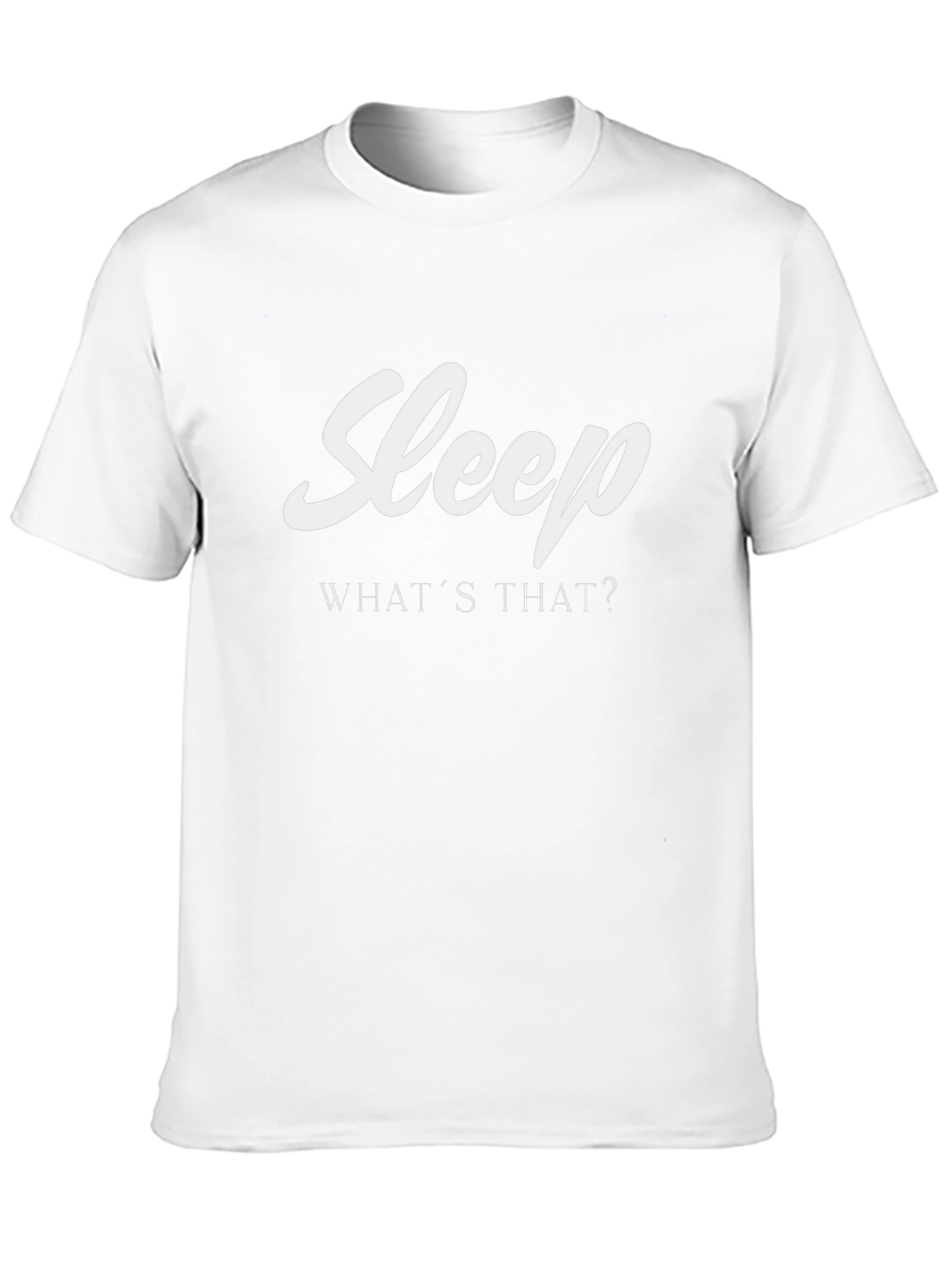 Sleep Whats That? Mens Black T-Shirt