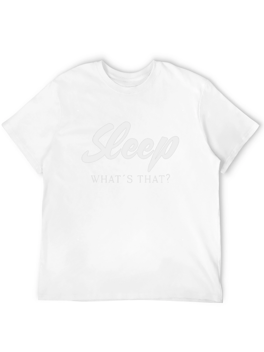 Sleep Whats That? Mens Black T-Shirt