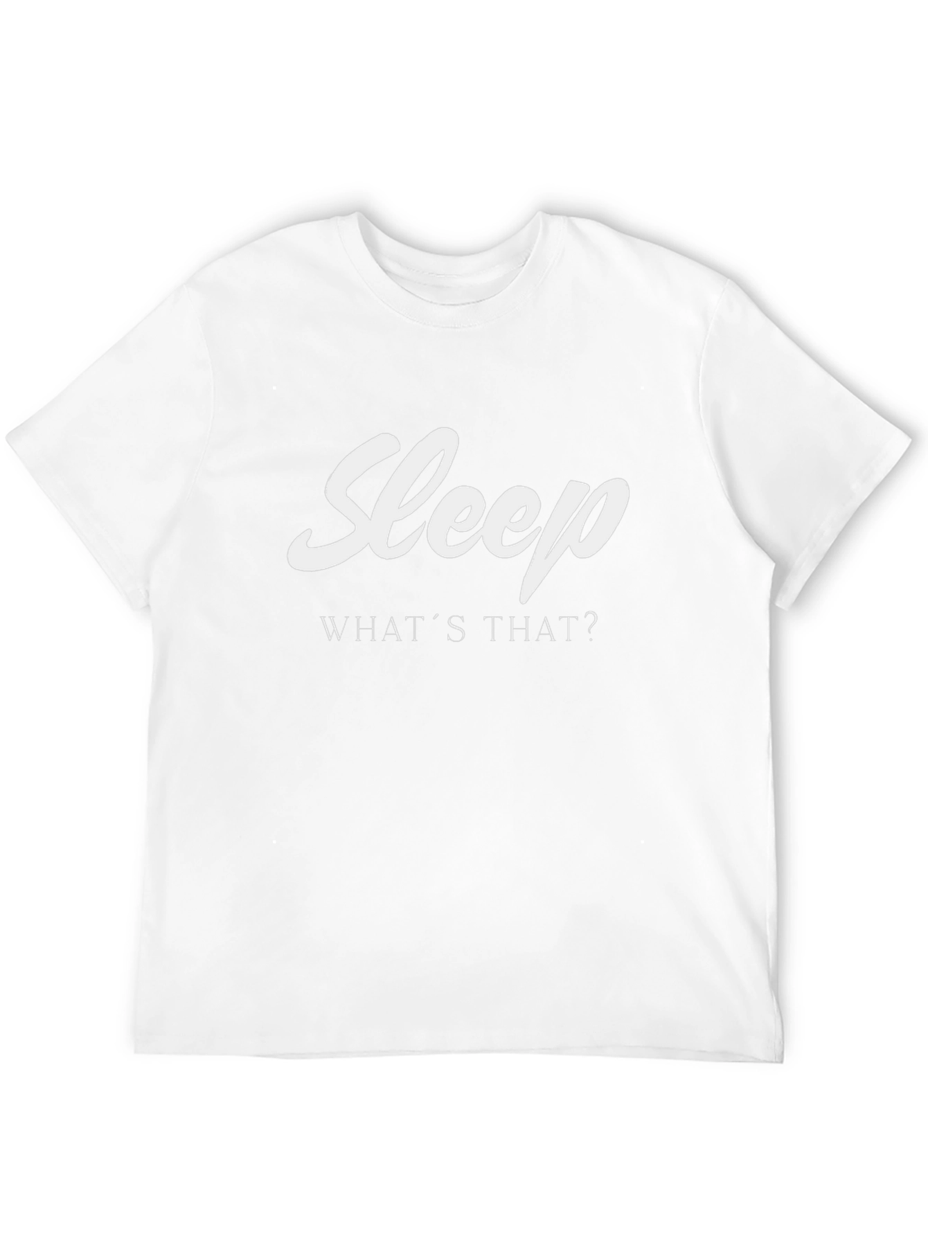 Sleep Whats That? Mens Black T-Shirt