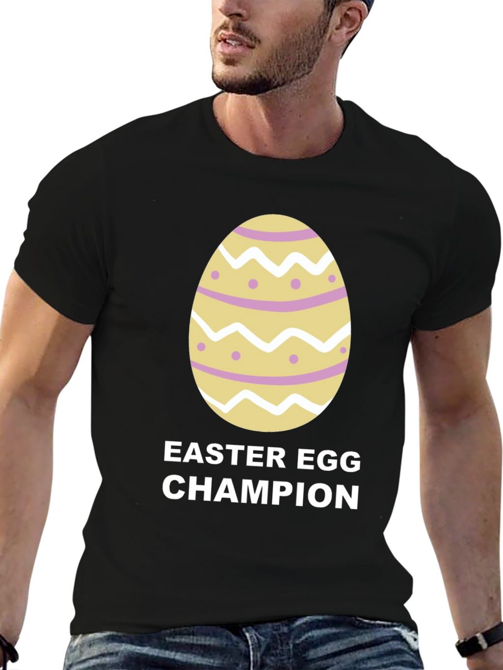 Easter Egg Champion T-Shirt - Holiday Fun Apparel