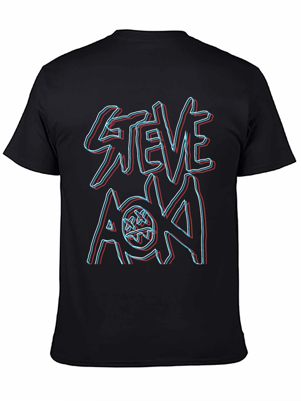Steve Aoki Graphic Print Black T-Shirt