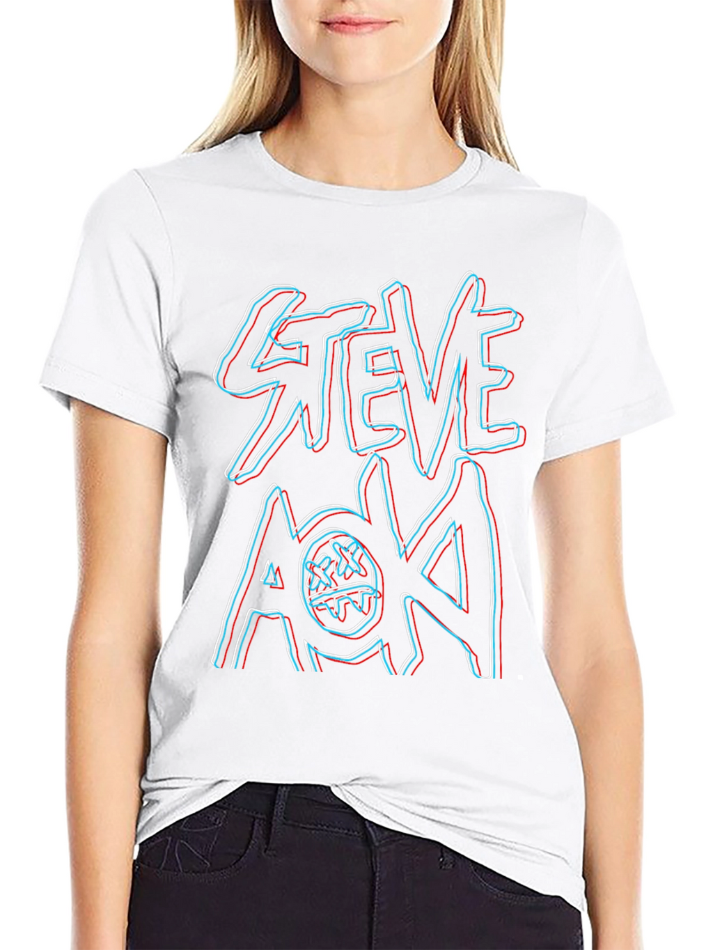 Steve Aoki Graphic Print Black T-Shirt