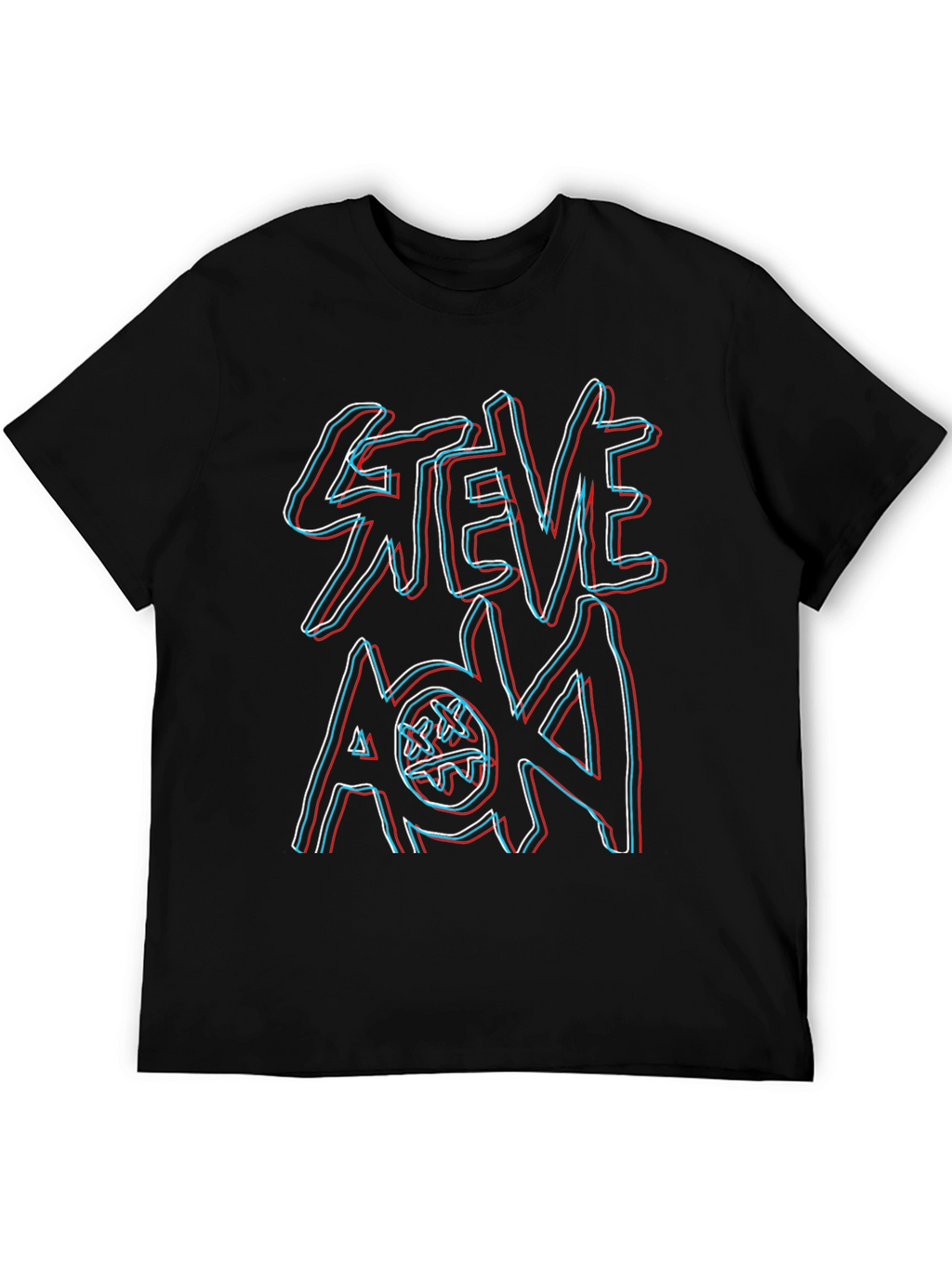 Steve Aoki Graphic Print Black T-Shirt